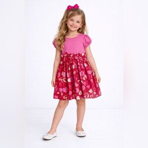 Crazy 8 Lots of LOVE Dress. Size 18-24months. Great Condition Valentine’s
